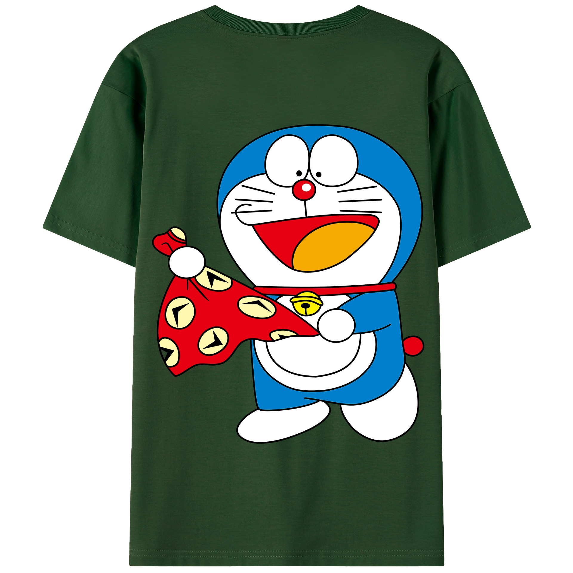 （画像用） ドラえもん Doraemon 綿100％半袖Tシャツ（背面プリント）